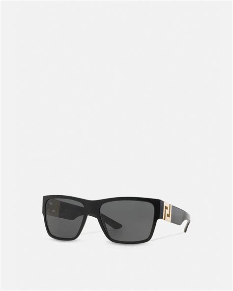 Greca Squared Sunglasses Black 